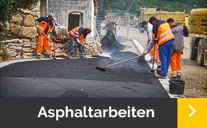 Asphaltarbeiten - Menner Tiefbau Breisach