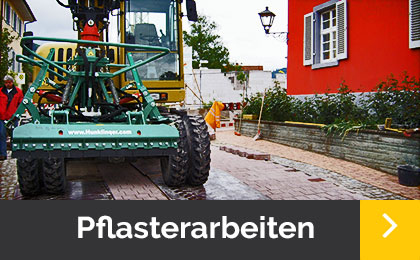 Pflasterarbeiten - Menner Tiefbau Breisach