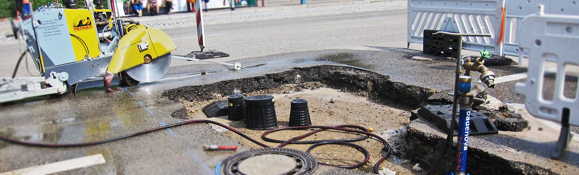 Menner Tiefbau Breisach Asphaltarbeiten