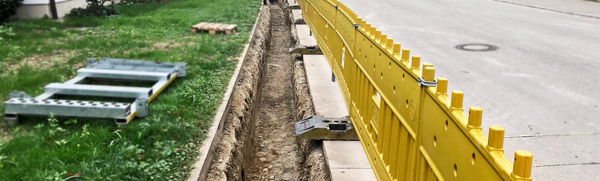 Menner Tiefbau Breisach Leitungsbautiefbau