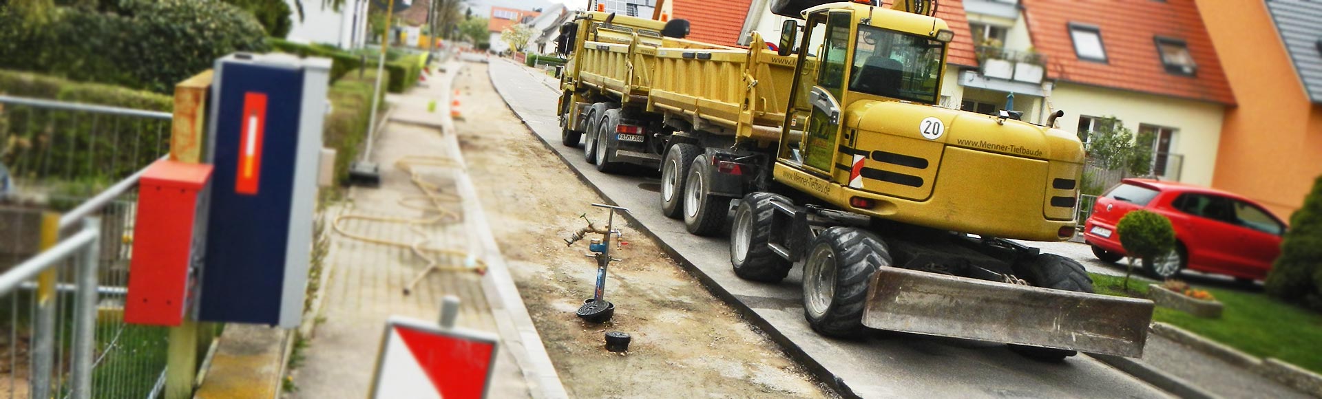 Menner Tiefbau Breisach Leitungsbautiefbau