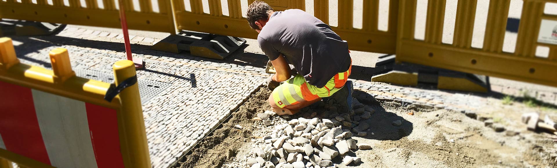 Menner Tiefbau Breisach Pflasterarbeiten - Pflasterbau